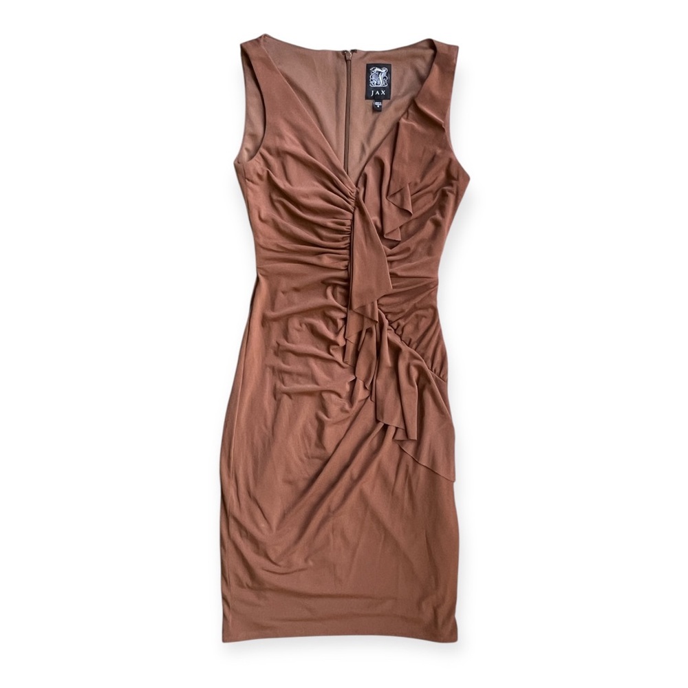 NWT Jax Brown Bodycon Cocktail Dress from Nordstrom, sz 4